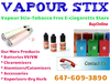 Vapour Stix Provide Tobacco Free E Ciagaretts Image